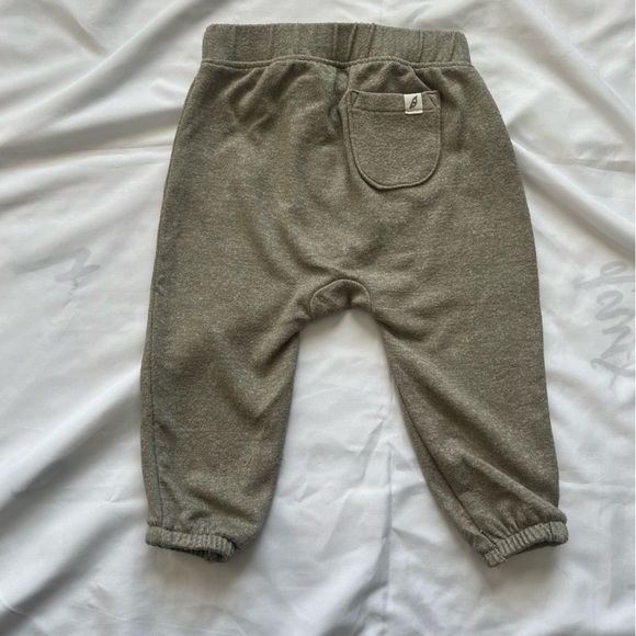 Easy Peasy Cozy Green Striped Hoodie and Pants Set Size 6-9 Months - Picture 16 of 16